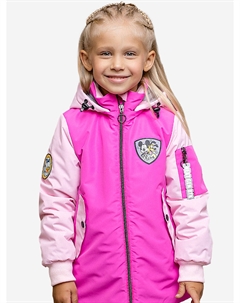 Куртка-бомбер для девочки Кира, Розовый Batik