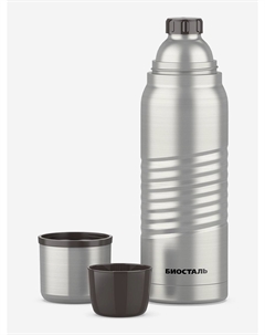 Термос для напитков Biostal Экстрим, 1 литр, матовый, Серый