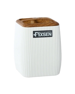 Стакан для зубных щеток WHITE WOOD Fixsen