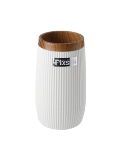 Стакан для зубных щеток "BLACK BOOM" Fixsen