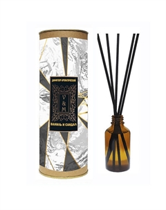 Ароматический диффузор Ваниль и Сандал с палочками 55 Van&mun