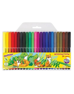 Фломастеры, вентилируемый колпачок Юнландия