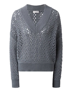 Хлопковый пуловер Brunello cucinelli