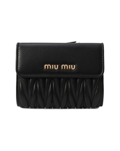 Кожаное портмоне Miu miu