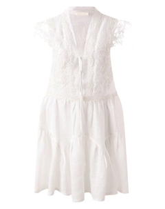 Платье изо льна и вискозы Maurizio