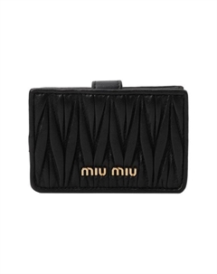 Кожаный футляр для кредитных карт Miu miu