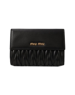 Кожаное портмоне Miu miu