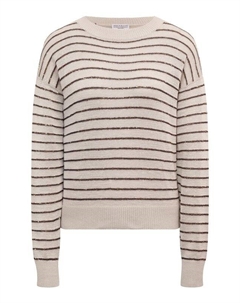 Хлопковый пуловер Brunello cucinelli