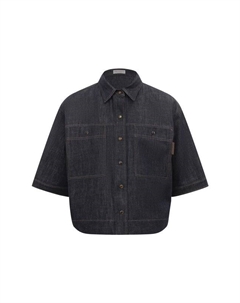 Джинсовая рубашка Brunello cucinelli