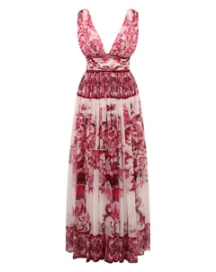 Шелковое платье Dolce&gabbana