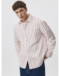 Рубашка свободного кроя в полоску Sela