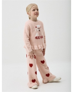 Вязаные брюки с принтом для девочек Sela