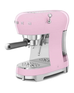 Кофеварка ECF02PKEU, рожковая, розовый / серебристый Smeg