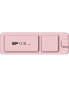 Внешний диск SSD PX10, 2ТБ, розовый Silicon power