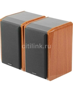Колонки Bluetooth R1010BT, 2.0, коричневый/ коричневый Edifier