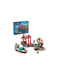 Конструктор City 60422 Приморская гавань с грузовым судном Lego