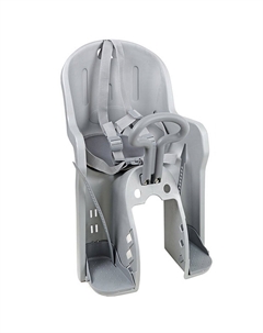 Велокресло детское, переднее, за подседельную трубу, max 15кг, пластик, серое, BC-TX-10-0-G Bq