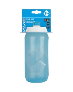 Фляга PBO, пластик со шкалой, широкий клапан, голубая 550 мл, 5-340429 M-wave