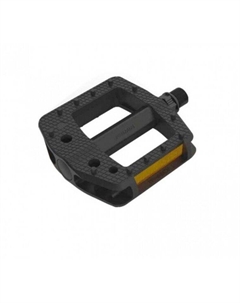 Педали пластик, широкие 90х93 мм, 312 г, со светоотражателями черные FP-869ZU, 00-180307 Feimin