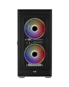 Компьютерный корпус Aerocool Graphite-G-BK-v2 черный без БП ATX 6x120mm 1x140mm 2xUSB3.0 audio bott PSU