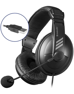 Компьютерная гарнитура Defender Gryphon 750 U USB 63752