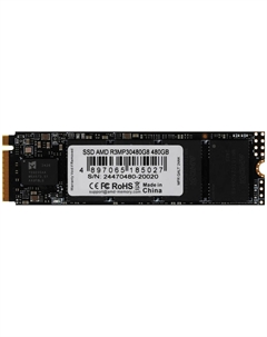 SSD накопитель AMD 480Гб R3 Series PCIe (R3MP30480G8) Amd