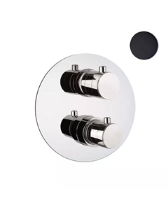 Смеситель для душа встраиваемый с термостатом Sax Evolution SE970903560, черный Webert