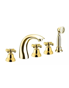 Смеситель на борт ванны Armony AM730401010, золото Webert