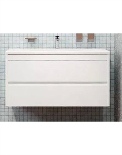 Тумба под раковину Family 100, подвесная, Bianco Lucido Art&max