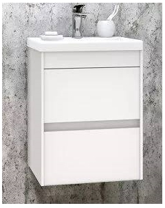 Тумба под раковину Family 40, подвесная, Bianco Lucido Art&max