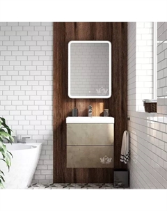 Зеркало-шкаф Platino L 60 с подсветкой Art&max