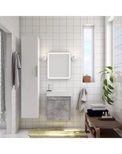 Тумба под раковину Family R, 40, подвесная, Cemento Veneto Art&max