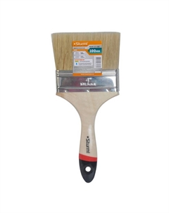 Кисть плоская 9040-22-100 Euro 4" (100 мм), натуральная щетина Sturm!