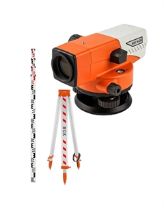 Комплект 752336 3в1: нивелир N-24 + штатив, рейка 4 м Rgk