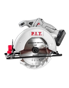 Пила циркулярная аккумуляторная PKS20H-165A SOLO, 20В, диск 165мм, пропил 52мм, 4300об/мин, накл.45° P.i.t.