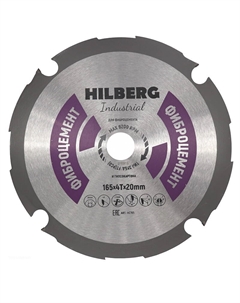 Пильный диск Industrial HC165, по фиброцементу, 165 мм Hilberg