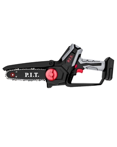 Пила цепная аккумуляторная мини P.I.T. PKE20H-150A Solo (20В, шина 6"/150 мм, 3100 об/мин, ск. цепи 6,5 м/с) P.i.t.
