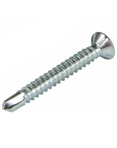 Саморез оконный SMP1-80879-100, 3.9х16 мм белый цинк, со сверлом (100 шт в пласт. конт.) Starfix