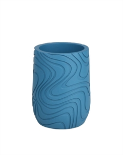 Стакан для зубных щеток VITARTA Komo полирезин синий Vitarta