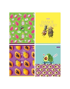 Тетрадь 48л Сочная тетрадь эконом А5 клетка Bg