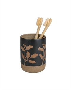 Стакан для зубных щеток VITARTA Malle керамика черный Vitarta