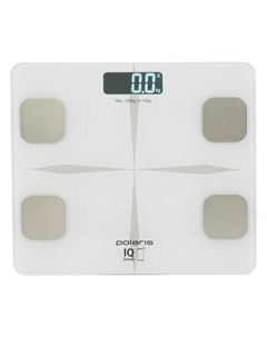 Весы напольные PWS 1826 стекло до 180 кг белый Polaris