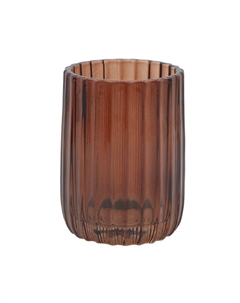 Стакан для зубных щеток VITARTA Tobacco стекло коричневый Vitarta