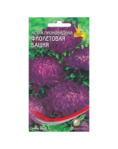 Семена Астра пионовидная Фиолетовая Башня 0,25г Дом семян