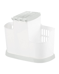 Подставка для столовых приборов 25х14,5х19см пластик смоки Idea