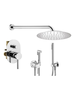 Комплект гигиенического смесителя с верхним душем IXO KITZXO15CR хром Plumberia selection