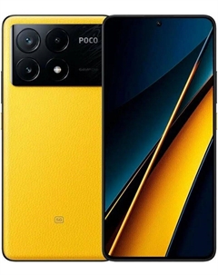Смартфон POCO X6 Pro 5G, 6.67" 2712x1220 AMOLED, MediaTek Dimensity 8300 Ultra, 12Gb RAM, 512Gb, 3G/4G/5G, NFC, Wi-Fi, BT, 3xCam, 2-Sim, 5000 мА⋅ч, USB Type-C, Android 13, желтый (51680) Poco