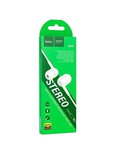 Проводная гарнитура M99 Celestial, Jack 3.5 мм., белый (6931474778840) Hoco