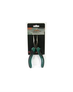 Длинногубцы 160мм, сталь, двухкомпонентные рукоятки, скрытая пружина, - P8106 (48444) Jonnesway