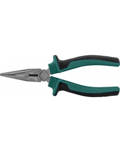 Длинногубцы 200мм, CrV, режущие кромки, двухкомпонентные рукоятки, изогнутые губки, - P1218 (49415) Jonnesway